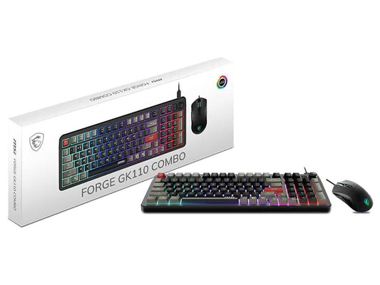 MSI FORGE GK110 COMBO - GK110+GM320 GAMING KEYBOARD & MOUSE