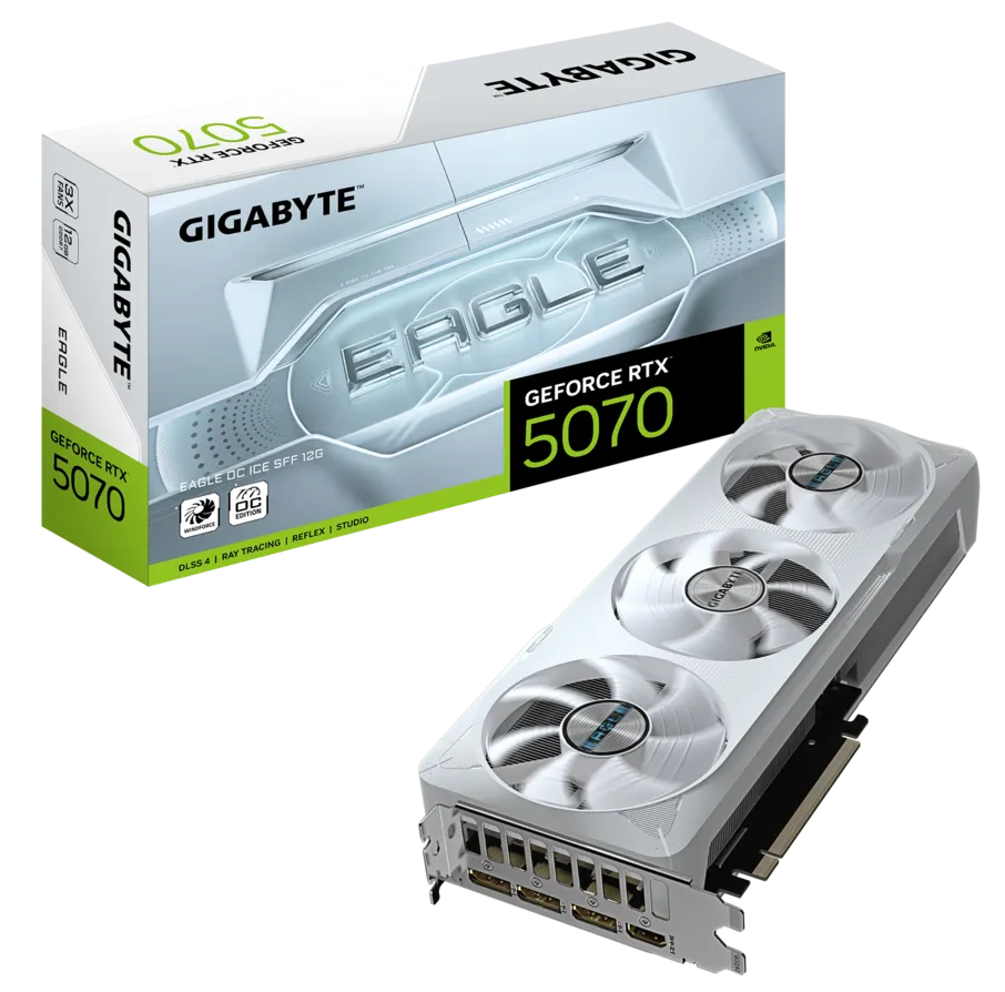 Gigabyte GeForce RTX 5070 Eagle OC Ice SFF 12G Graphics Card