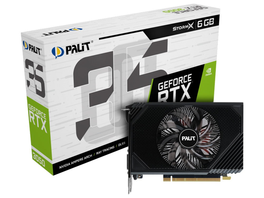 Palit StormX GeForce RTX 3050 6GB GDDR6 Graphics Card