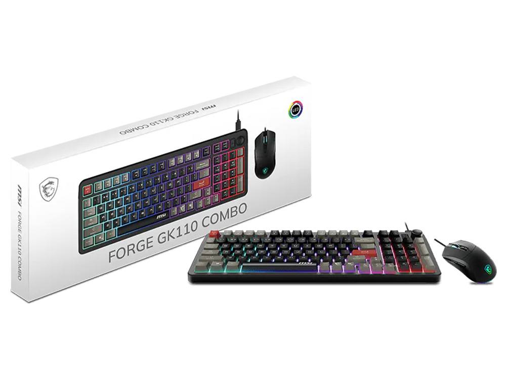 MSI FORGE GK110 COMBO - GK110+GM320 GAMING KEYBOARD & MOUSE