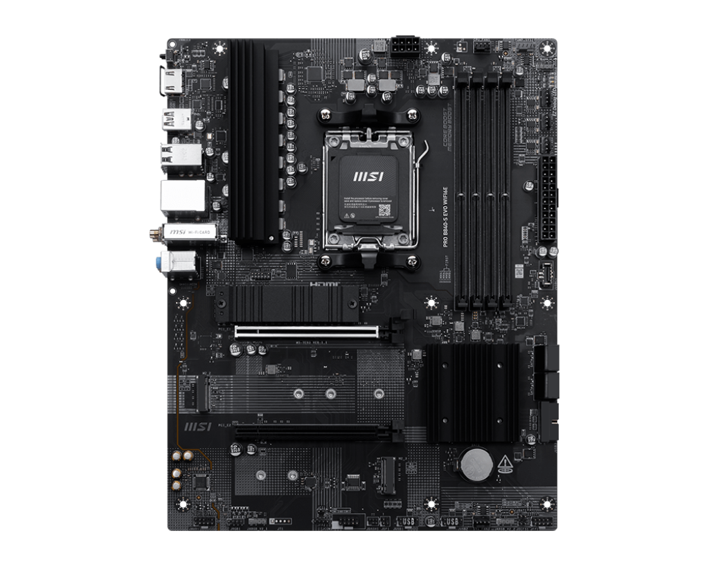 MSI PRO B840-S EVO WIFI6E AM5 MOTHERBOARD