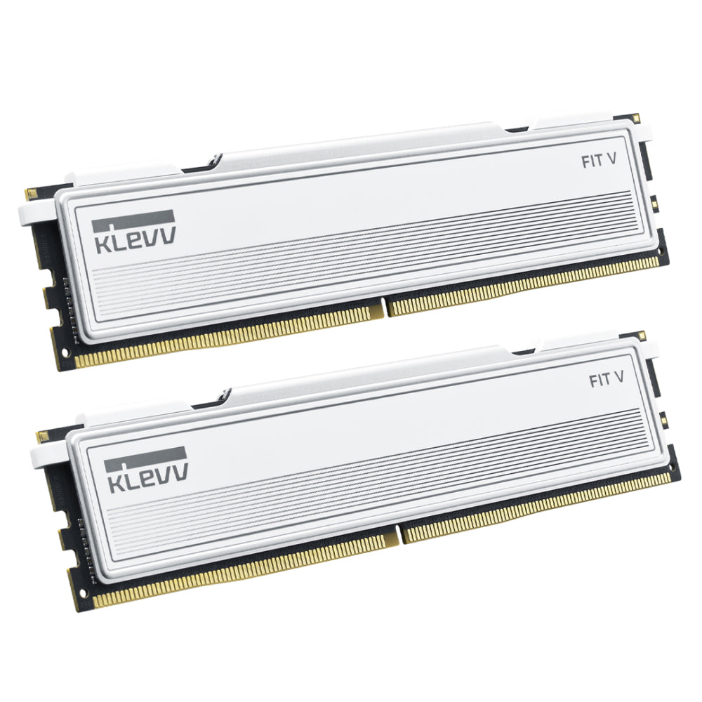 KLEVV FIT V 32GB KIT (2*16GB) DDR5 6000MHz CL28 WHITE EXPO/XMP