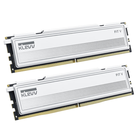 KLEVV FIT V 32GB KIT (2*16GB) DDR5 6000MHz CL28 WHITE EXPO/XMP