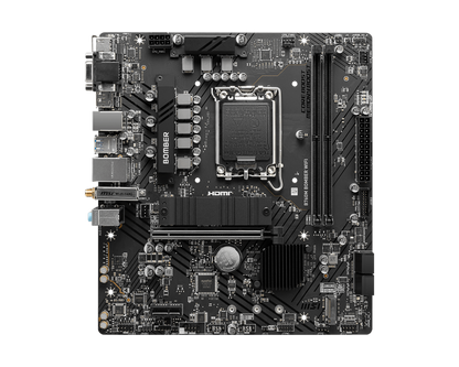 MSI B760M BOMBER WIFI LGA1700 MOTHERBOARD. DDR5