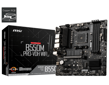 MSI B550M PRO-VDH WIFI AM4 MOTHERBOARD